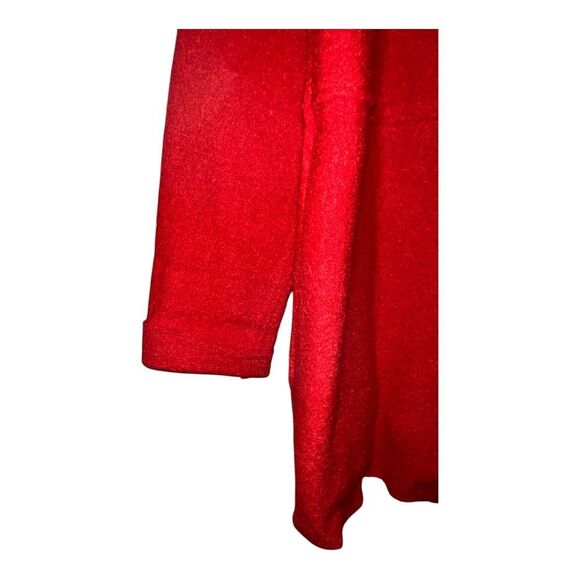 Tahari Womens Red Open Front Cardigan, Small - Picture 3 of 7